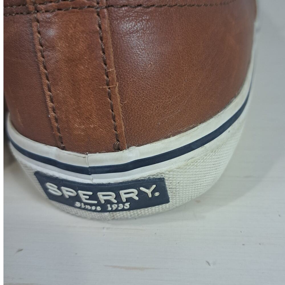 Sperry Men's Striper CVO Brown Leather Casual Shoe SIze 11.5 - Picture 11 of 13